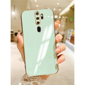 適用於OPPO A9 2020手機殼oppoa9防摔軟殼OPPO A9保護套CPH1937矽膠全包opopa9電鍍網紅2020款情侶純色外殼op