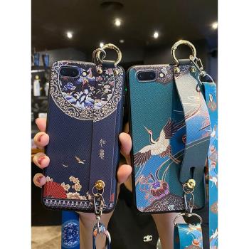 適用於oppoa5手機殼如意腕帶oppoa3保護矽膠套oppoA1全包oppo A5防摔掛繩a3外oopp軟殼A1女款opop男0PP0A網紅