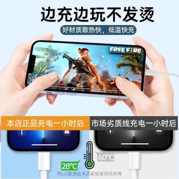 適用蘋果5678X數據線iPhone12充電線13promax原14pro一套裝ip15/16手機雙Type-C頭快充PD20W充電器線加長2米
