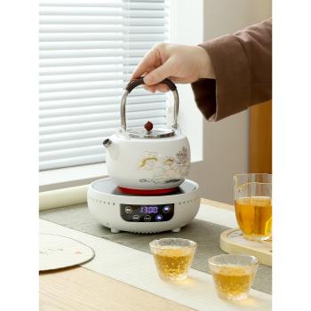 電陶爐煮茶爐玻璃茶壺燒水爐耐熱茶具套裝家用迷你煮茶器非電磁爐
