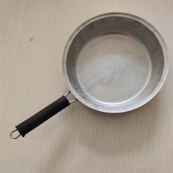 純鋁鍋平底鍋燃氣煤氣家用老式加厚單手柄煎包鍋不粘鍋呂平底鍋