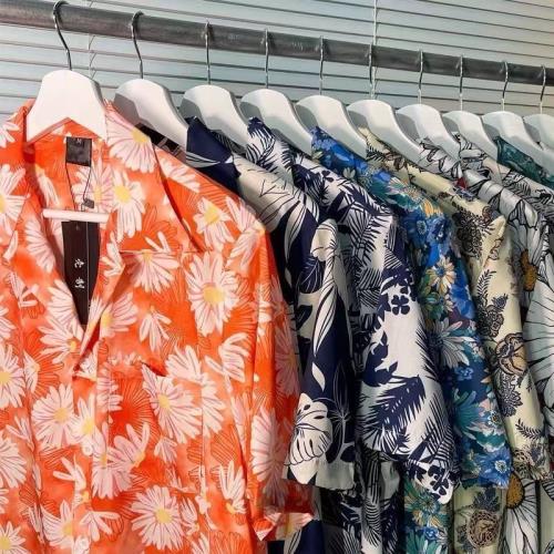 80年代懷舊服裝港式穿搭花襯衫70 90復古影視短劇港風洋裝男裝潮