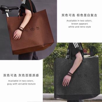 適用Brompton小布折疊自行車手提袋收納包高鐵地鐵安檢包後備箱包