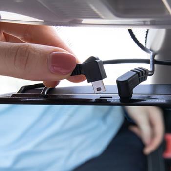USB2.0轉mini USB彎頭數據線相機老式T型口行車記錄儀充電線5V 2A