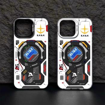 magsafe磁吸適用三星s25ultra手機殼s24+高階感s20fe女s23新款a06無線充a13機甲a24創意a35機械風a53男a71