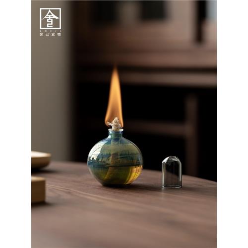 舍己宜物玻璃酒精爐溫茶酒精爐茶壺保溫加熱爐烤茶溫茶爐酒精燈