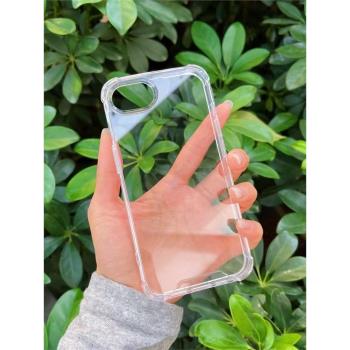 適用 蘋果 iPhone16e 手機殼 16e 透明四角亞克力 16 15 14 13 12 11 pro max 防摔保護套