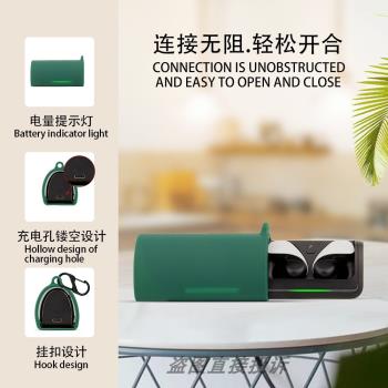 適用於索尼SONY PULSE Explore保護殼 無線藍牙耳機保護套矽膠軟殼收納包簡約防摔盒一體可愛卡通酷潮個性