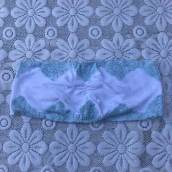 日單無鋼圈甜美拼色蕾絲內搭打底裹胸圍胸抹胸橫圍女四季內衣1001