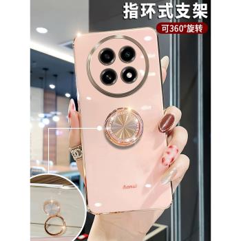 圓鉆指環支架適用OPPOA5Pro手機殼A3pro奢華立體a1pro高階感超薄防摔保護套opopA1 5g網紅新款a2PRO女生軟殼