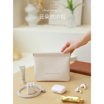 自動閉合緊口數碼收納包小無線耳機數據線u盤裝充電器袋子隨身袋