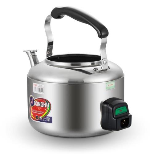 東湖不銹鋼電茶壺水壺銀典自鳴防干燒家用快速電熱燒水壺4-5-6