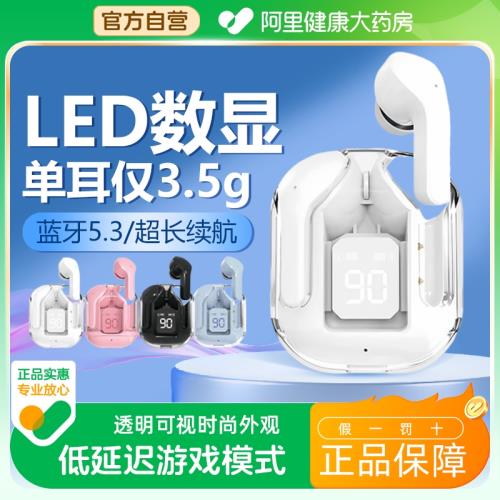 真無線藍牙耳機LED智能數顯無線高音質運動超長續航聽歌適用于蘋果安卓通用