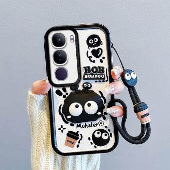 適用Vivo V40Lite 5G海外版手機殼V40 Lite 4G氣囊防摔軟V2417保護套個性創意立體卡通可愛男女情侶新款