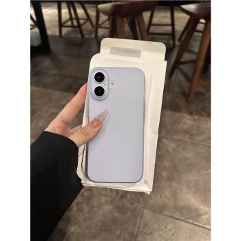 超薄磨砂高階感軟殼適用蘋果16Pro手機殼新款iphone15promax全包防摔14plus矽膠13透氣12/11簡約Xs輕奢R男女