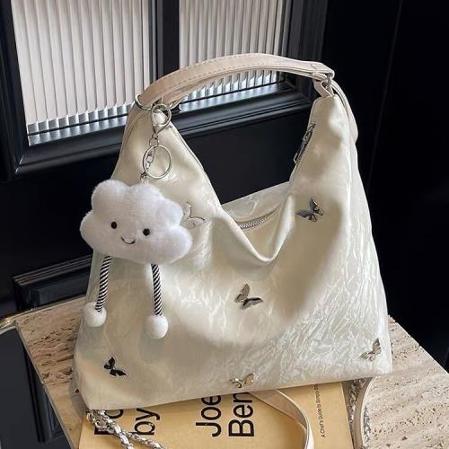 一包三背三用大容量托特包女2024新款高級感通勤雙肩單肩斜挎背包