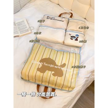 旅行衣服收納袋短途出差行李箱衣物收納整理包內衣內褲分裝袋便攜