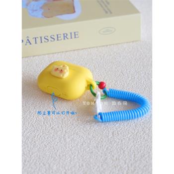 適用於AirPods3矽膠保護套4代蘋果AirPods pro2代無線藍牙耳機保護殼airpods4新款c口小眾Pro帶防塵塞帶掛繩
