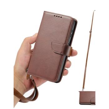 適用OPPOA5pro手機殼套全包防摔OPPO A2m簡約A3i/A3x翻蓋A1 pro斜挎A80/40新款A79/78/72掛繩男女皮套