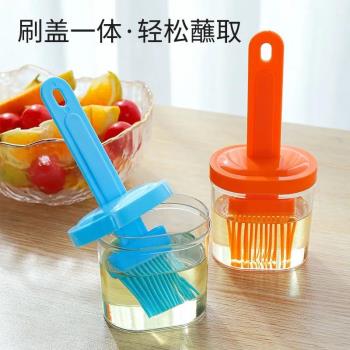 寶寶輔食工具矽膠小油刷嬰兒輔食刷刷子刷油耐熱廚房燒烤煎鍋餅刷