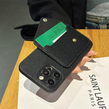 適用三星A42手機殼A34插卡套A32商務卡包A30S門禁GalaxyA35公交卡A20E復古A25小眾A21S皮質A23簡約防摔保護套