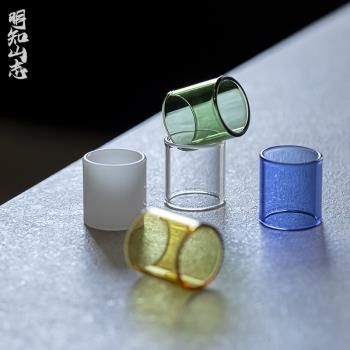 明知山志玻璃扳指蓋置紫砂壺蓋託蓋碗茶蓋放置墊功夫茶具茶道配件