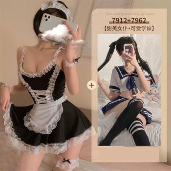 二次元女僕裝cos可愛女傭女裝大佬lolitA洋裝羅莉塔COSPLAY服裝