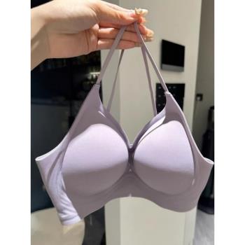 無痕奶皮外擴顯大顯腰細內衣女2025年新款漫畫胸小胸聚攏固定文胸