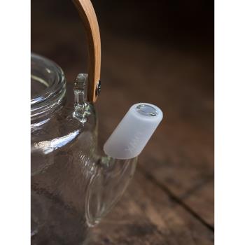 //玻璃茶壺嘴套口防塵蓋防漏陶瓷滴水防長嘴酒樓配件家用矽膠嘴子