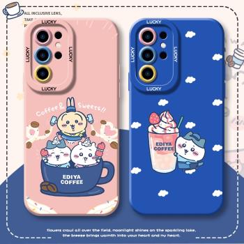 烏薩奇適用三星s24手機殼s23+吉伊卡哇s22ultra瞳眼a54卡通s24+可愛a53小八a52女galaxy新款至尊趣味防摔矽膠