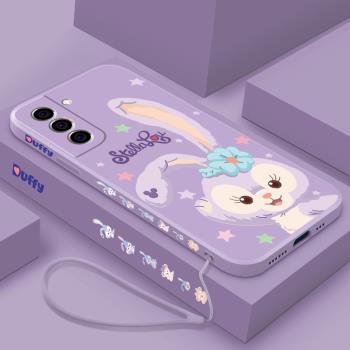 三星S21FE手機殼防摔Galaxy S21 FE星黛露液態矽膠軟殼蓋樂世S21FE鏡頭全包邊保護套網紅卡通男女新款外殼薄