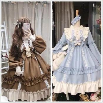 春季洛麗塔裙子全套日系可愛蘿莉學生洋裝lolita軟妹裙公主日常裙