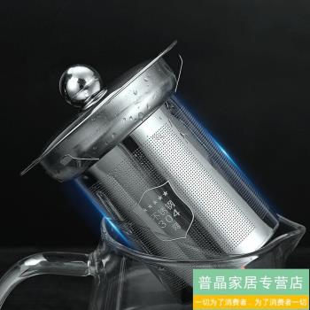 玻璃茶壺過濾內膽茶漏茶濾304不銹鋼水杯公道杯花網咖啡煮茶泡茶