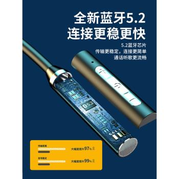 無線藍牙耳機掛脖式耳機超強續航運動跑步耳機雙耳迷你入耳式耳機