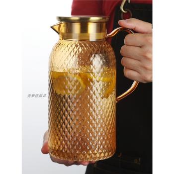 耐高溫餐廳火鍋水壺水果茶壺亞克力扎壺塑膠果汁壺酒吧飲料冷水壺
