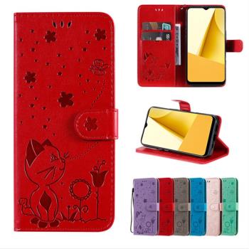 適用於LG G9/G900/Velvet手機套卡通貓電話保護套翻蓋皮套軟矽膠外殼全包邊防摔插卡支架男女款時尚個性簡約