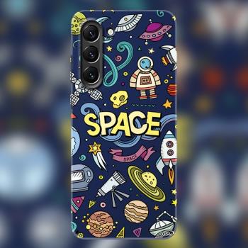 Magsafe磁吸適用三星S25Ultra手機殼潮牌S24+探索太空宇航員硬殼note20防摔note10超薄S23個性創意S22夜光S21