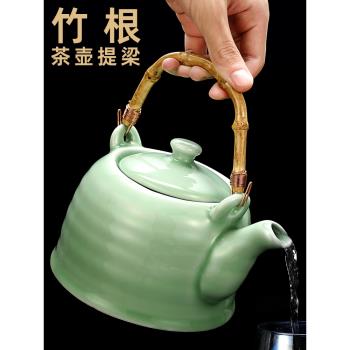 茶具配件玻璃日式手柄提樑壺