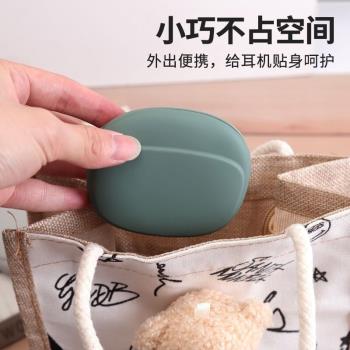 創意矽膠收納包便攜式耳機線數據線充電器收納有線耳機收納繞線包