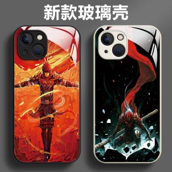 適用蘋果14手機殼新款iPhone13pro男款女6s全包7/8plus防摔12卡通情侶iphone11液態玻璃XSmax大聖歸來保護套