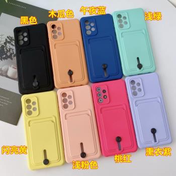 適用三星S21 FE S22 Ultra plus二代插卡防摔手機套保護殼軟TPU+
