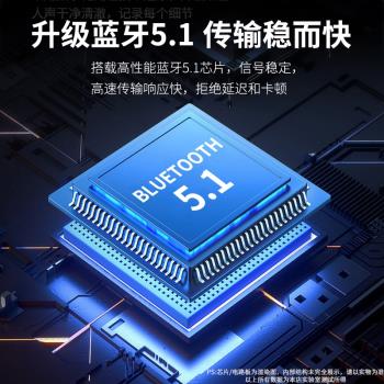 藍牙適配器臺式機外接USB無線耳機接收器5.1電腦發射器音訊接收器