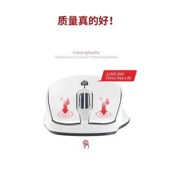富德無線滑鼠智慧臺式機筆記本電腦通用型USB辦公商務遊戲滑鼠