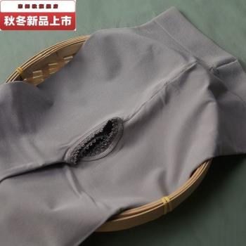 打底襪大碼連褲襪春秋天鵝絨絲襪中厚款光腿神器開檔褲