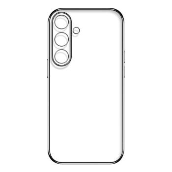 適用三星S24手機殼電鍍透明Galaxy S23+矽膠保護套S22Ultra精孔防摔S21FE超薄男女高階感時尚網紅爆火軟外殼