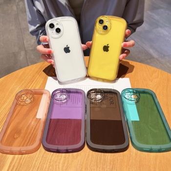 適用蘋果15手機殼iPhone12promax小胖妞mini防摔13矽膠14保護套xs全包xr超薄7軟8透明plus四角厚6s防滑se鏡頭