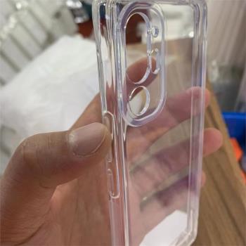 速譚簡約保護套適用HTC加厚Desire手機殼U24PRO 5G氣囊殼U24防摔滑磨砂軟保護套透明 軟矽膠 全包