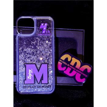 MEDM“四周年”手機殼適用蘋果iphone13軟矽膠防摔iphone12 Pro Max高階感情侶手機殼