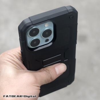 肥熊戰術通勤適用蘋果iPhone13/Mini/Pro/MAX防摔手機殼手機套軍事機能風加厚保護套男款外套個性戶外軟殼