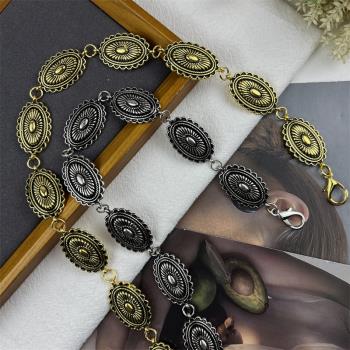 腰煉配飾女洋裝鏈條腰帶裝飾配裙子襯衫牛仔褲金屬鏈子2023新款